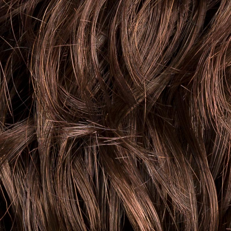 DARK CHOCOLATE ROOTED 4.33 | Darkest Brown and Dark Auburn blend with Dark Shaded Roots